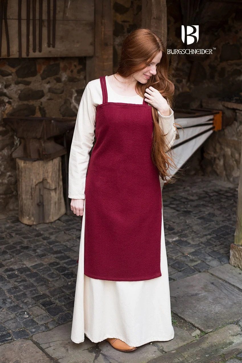 Burgschneider Ritter-Kostüm Wikinger Kleid Typ Trägerkleid Jodis Wolle Bord günstig online kaufen