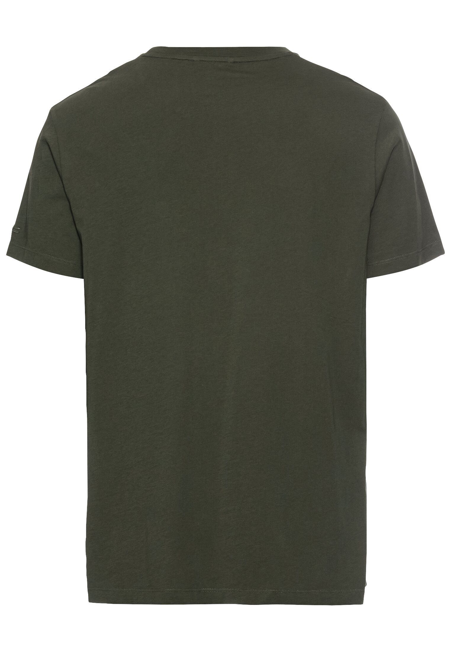 camel active T-Shirt T-Shirt mit Print aus nachhaltigem Organic Cotton günstig online kaufen
