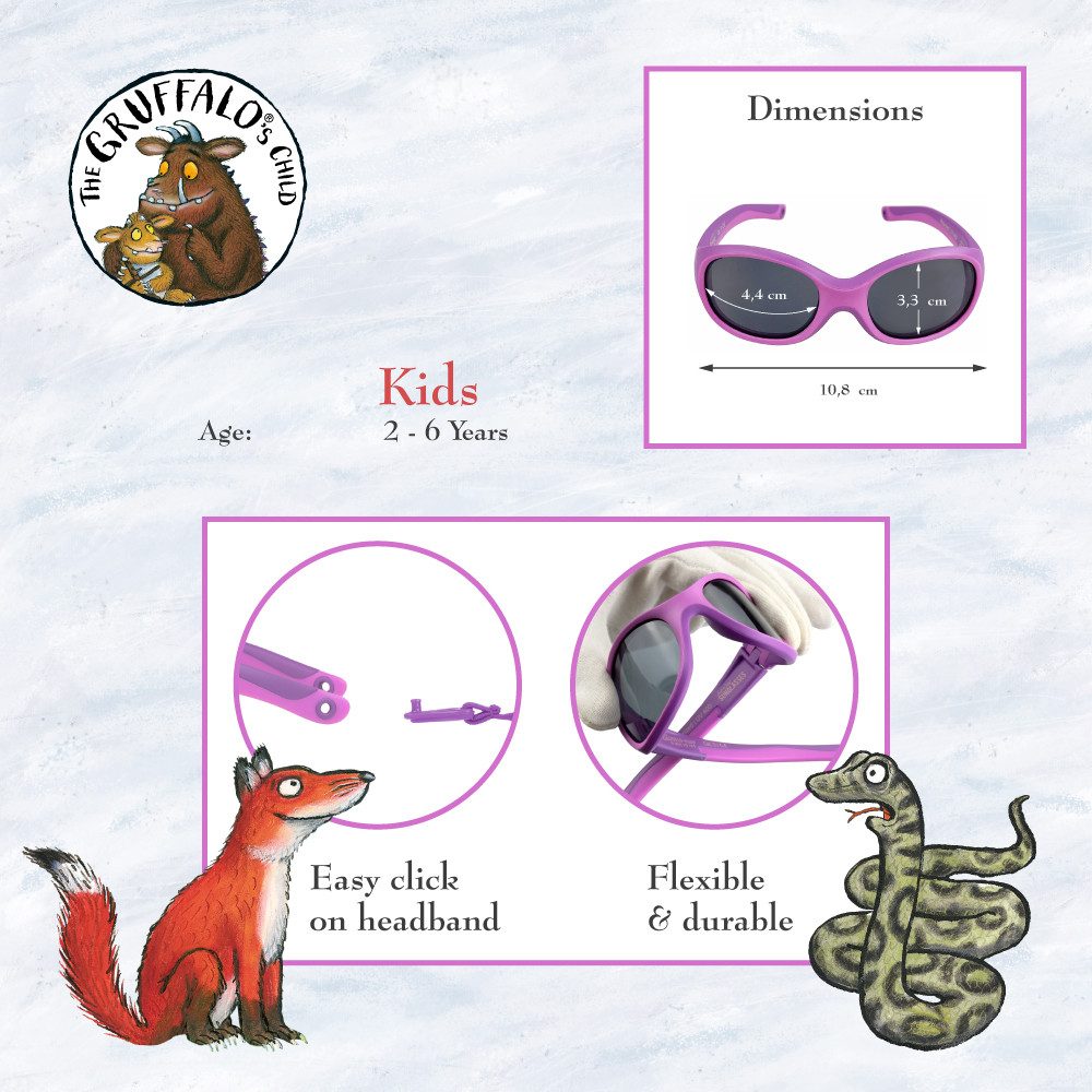 ActiveSol Sonnenbrille Kinder, DER GRÜFFELO, 2 - 6 Jahre BPA-frei, UV 400, polarisiert