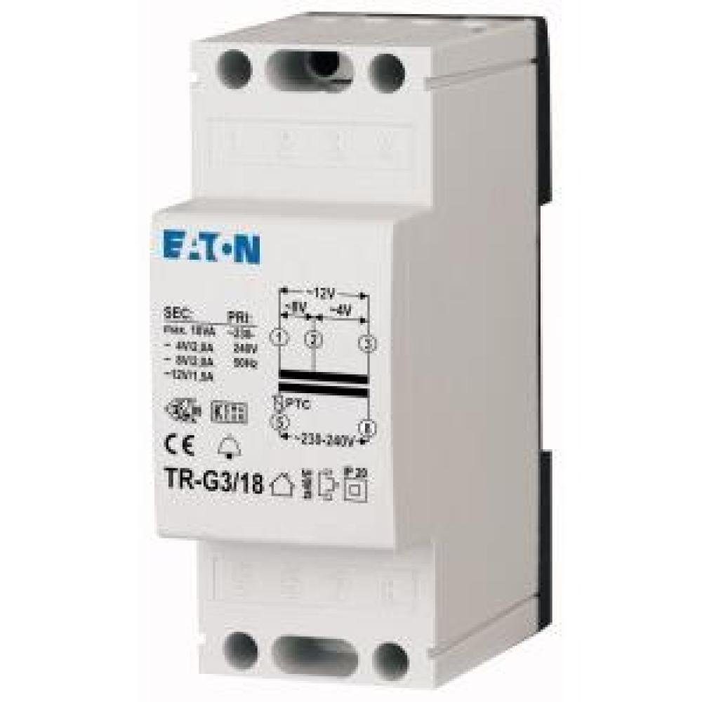 EATON Verteiler Eaton Transformator, 230V, 4/8/12V, 2/2/1,5A 272483
