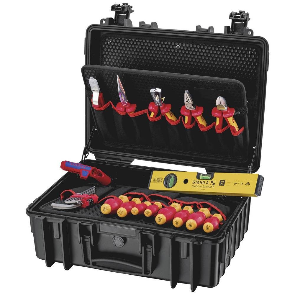 Knipex Werkzeugkoffer Werkzeugkoffer "Robust23 Start" Elektro 24-teilig
