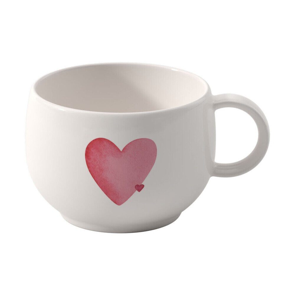 Villeroy & Boch Espressotasse Espressotasse 0,06 l With Love, 1-tlg., Premium Porcelain, Espressotasse, 0,06 l, Premium Porcelain, Weiß