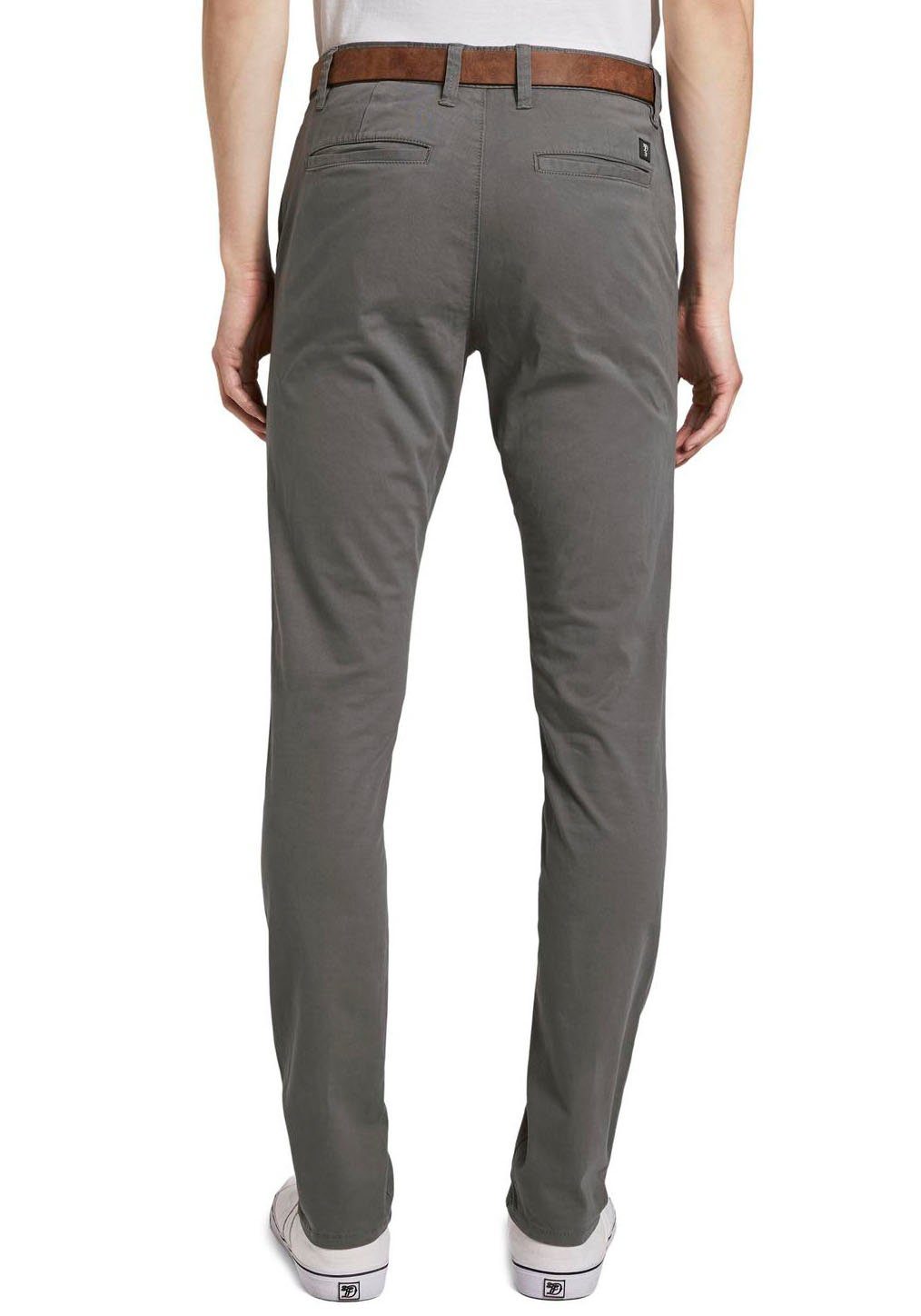 TOM TAILOR Denim Chinohose (mit Gürtel) günstig online kaufen