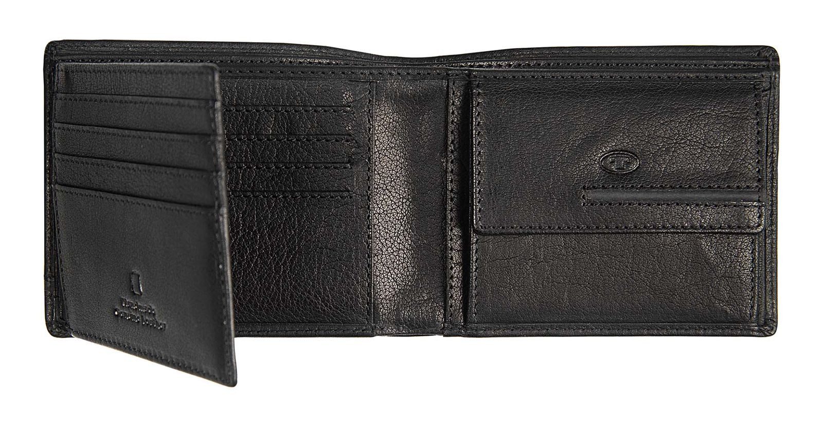 TOM TAILOR Geldbörse Horizontal Wallet, aus echtem Leder mit RFID-Blocker Schutz