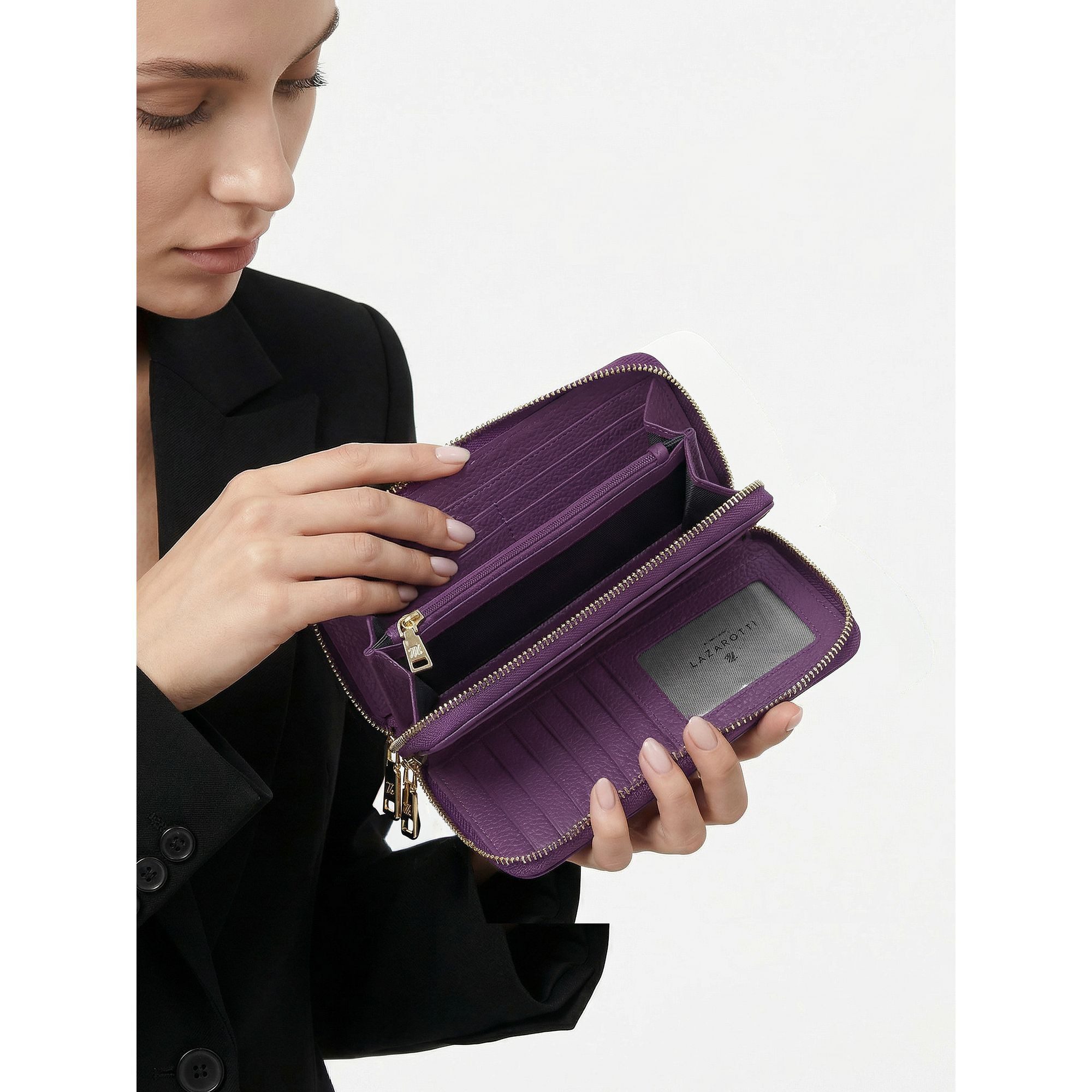 Lazarotti Geldbörse Bologna Leather, Leder