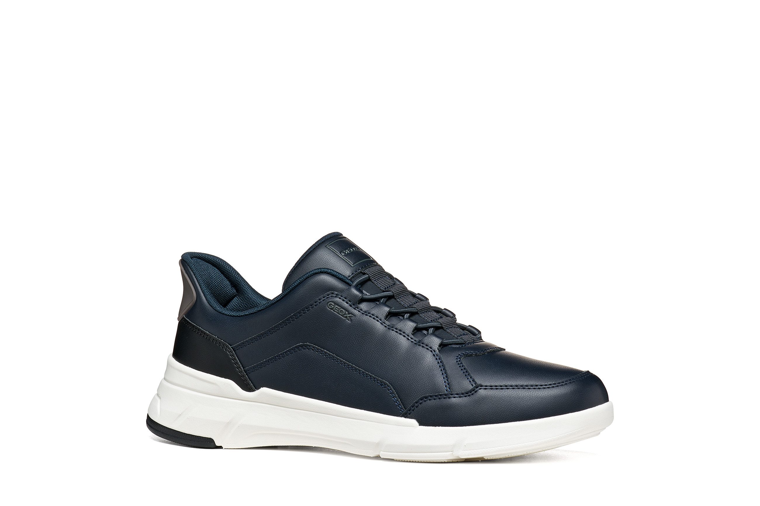 Geox U VITTOUR PLUS Slip-On Sneaker Halbschuh, Slipper mit weicher Schaftrandpolsterung