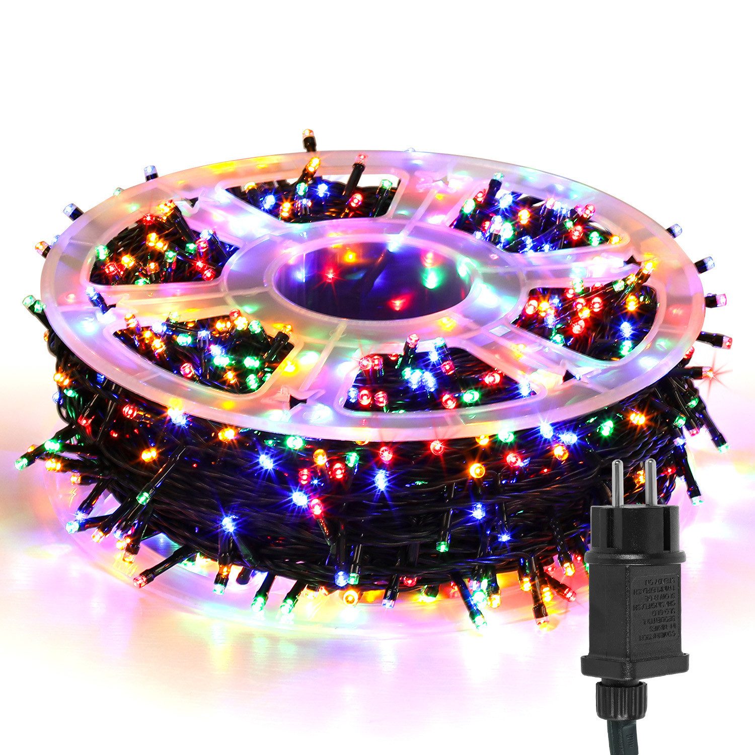 Clanmacy LED-Lichterkette 10-200M LED Lichterkette Weihnachten für Außen In günstig online kaufen