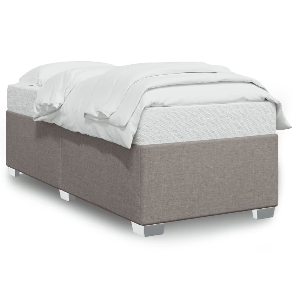 vidaXL Bett Bettgestell ohne Matratze Taupe günstig online kaufen