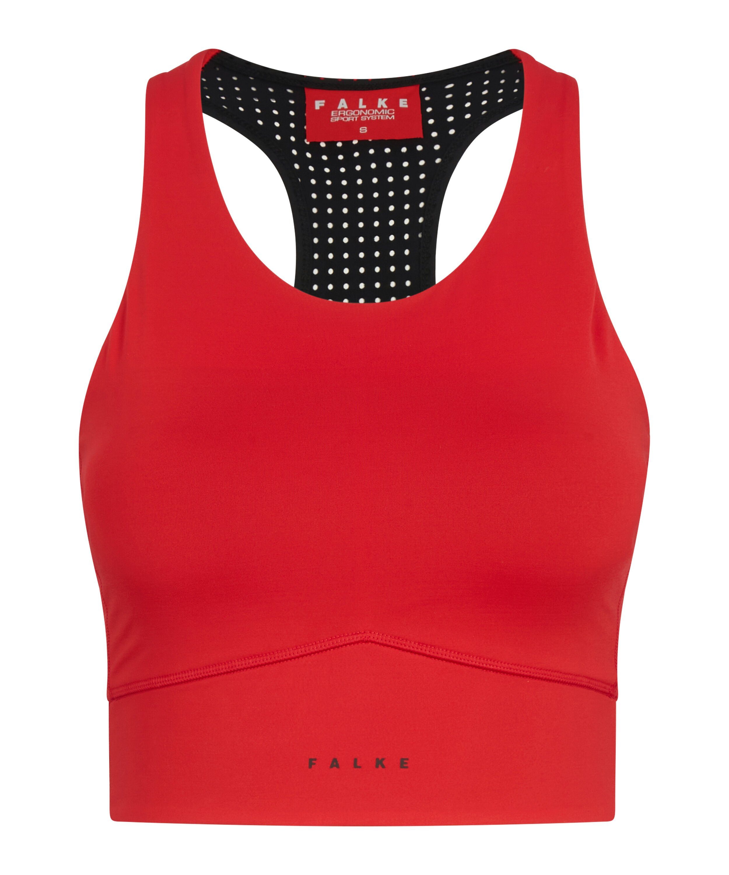 FALKE Sport-BH mit mittlerem Halt und herausnehmbaren Polstern scarlet (8070) | Sport-BHs