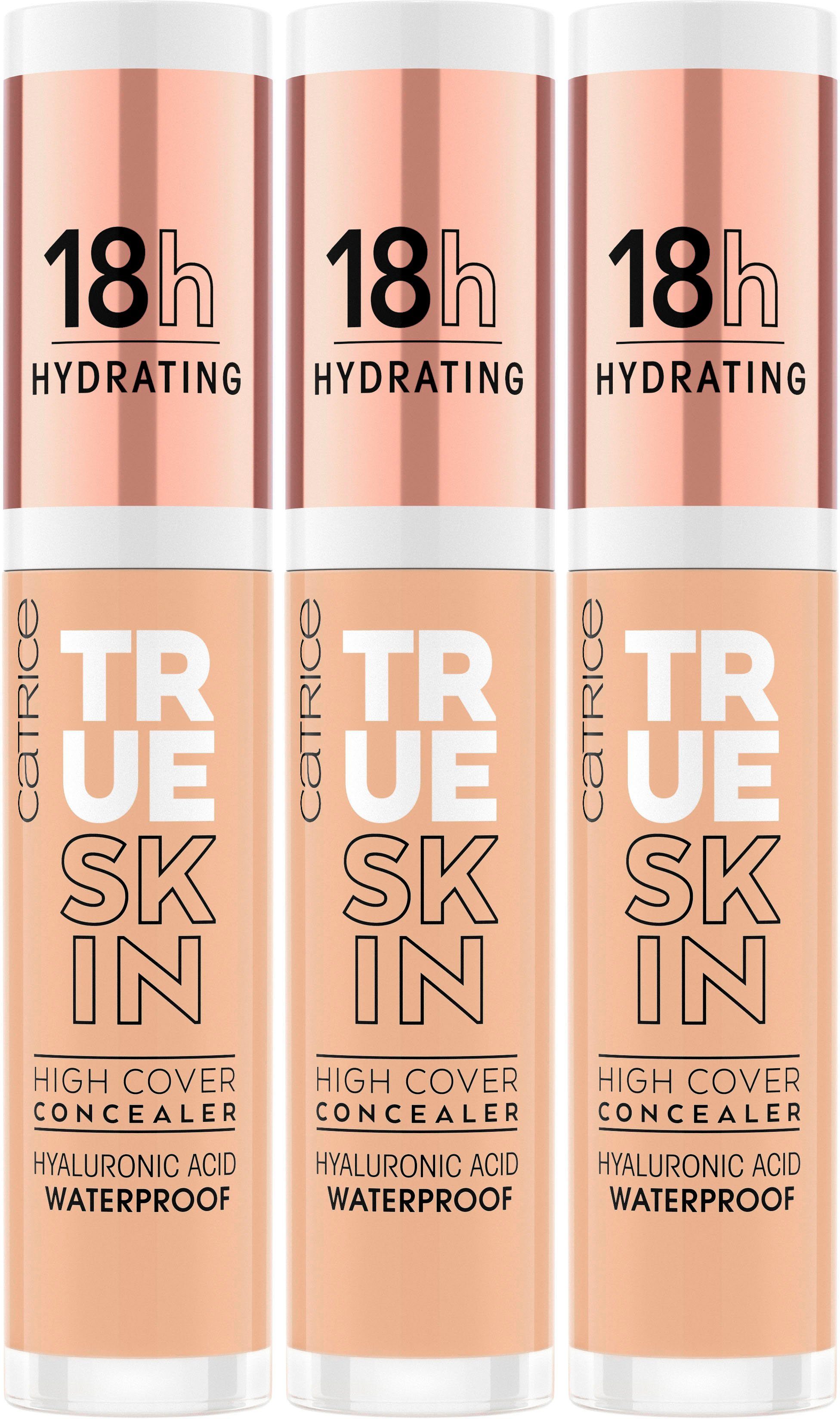 Catrice Concealer TRUE SKIN HIGH COVER CONCEALER, 3-tlg., mit mattem Finish und hoher Deckkraft ohne Maskeneffekt
