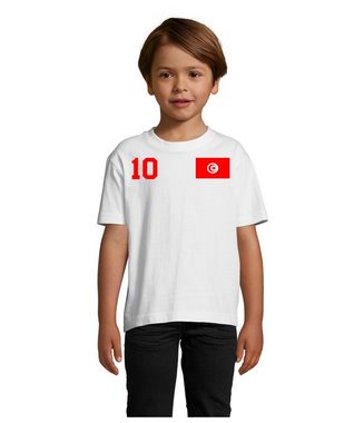 Blondie & Brownie T-Shirt Kinder Tunesien Tunesia Sport Trikot Fußball Meister WM Afrika Cup