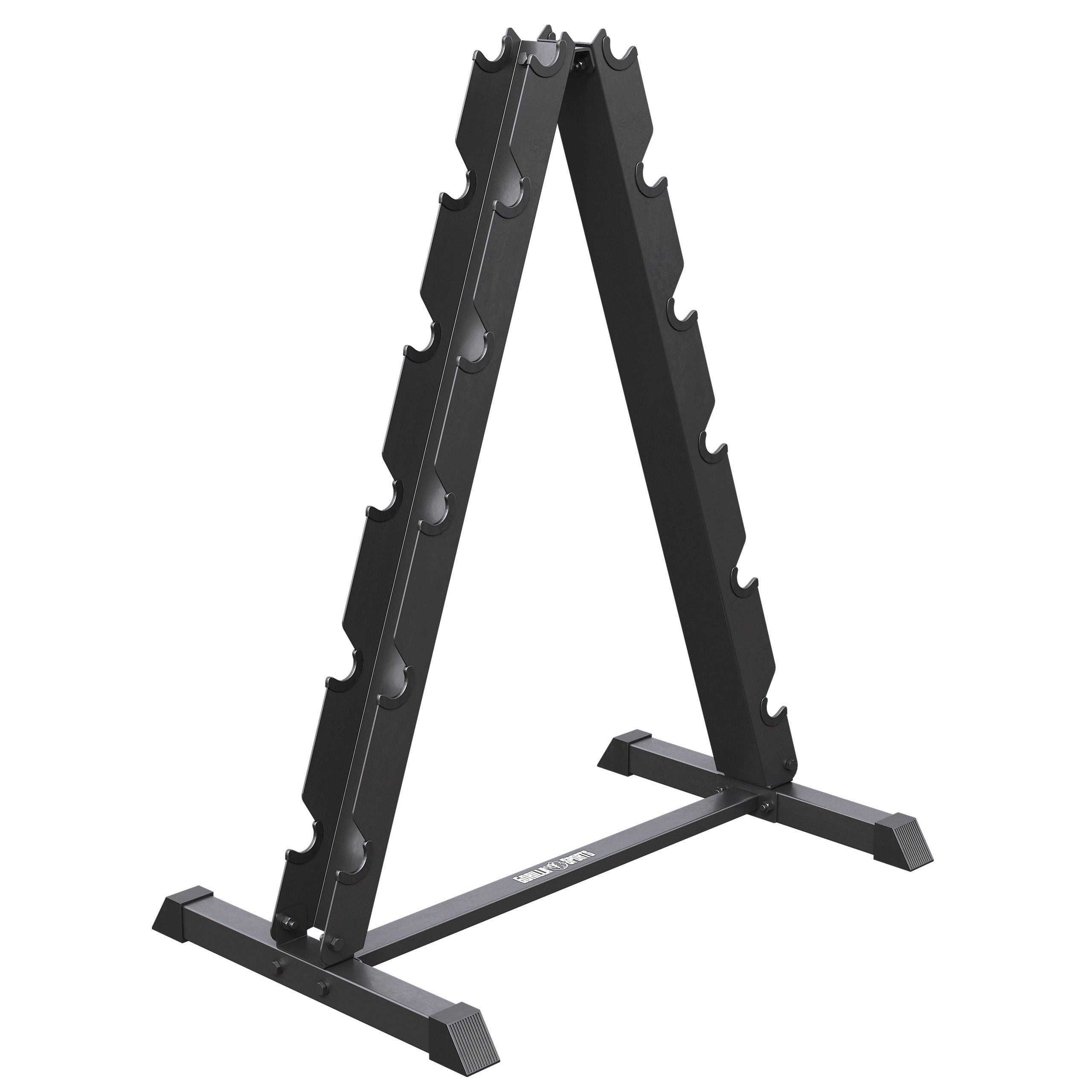 GORILLA SPORTS Kurzhantelständer Kurzhantelständer Schwarz, (1-St)