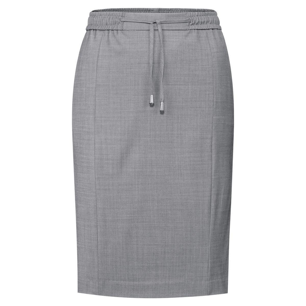 Bleistiftrock Greiff Corporate Modern with 37.5® Damen Rock Regular-Fit Hellgrau