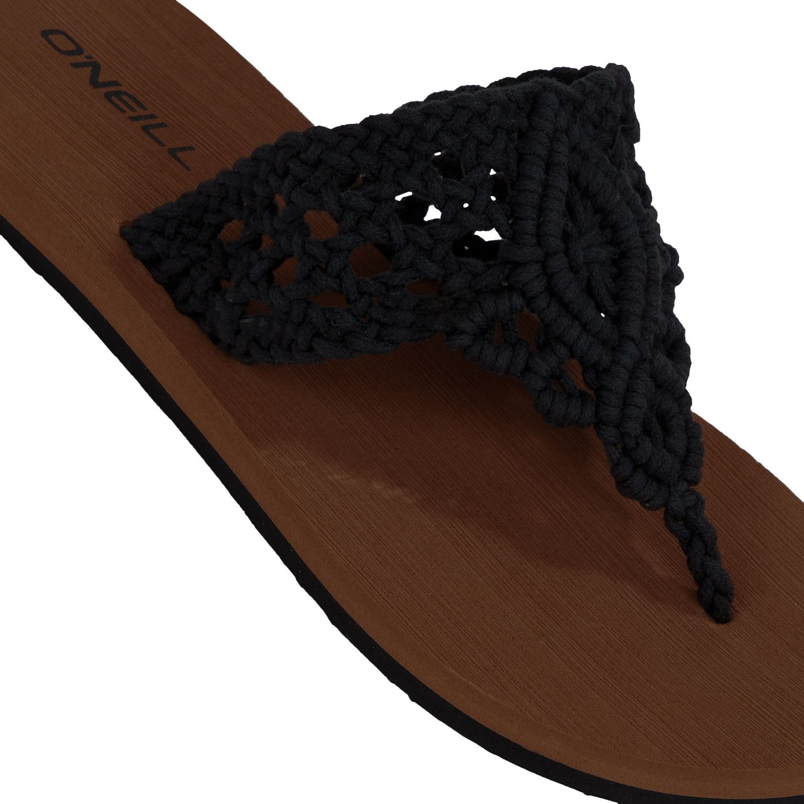O'Neill Disty Crochet Sandals Zehentrenner mit Riemen in Häkeloptik