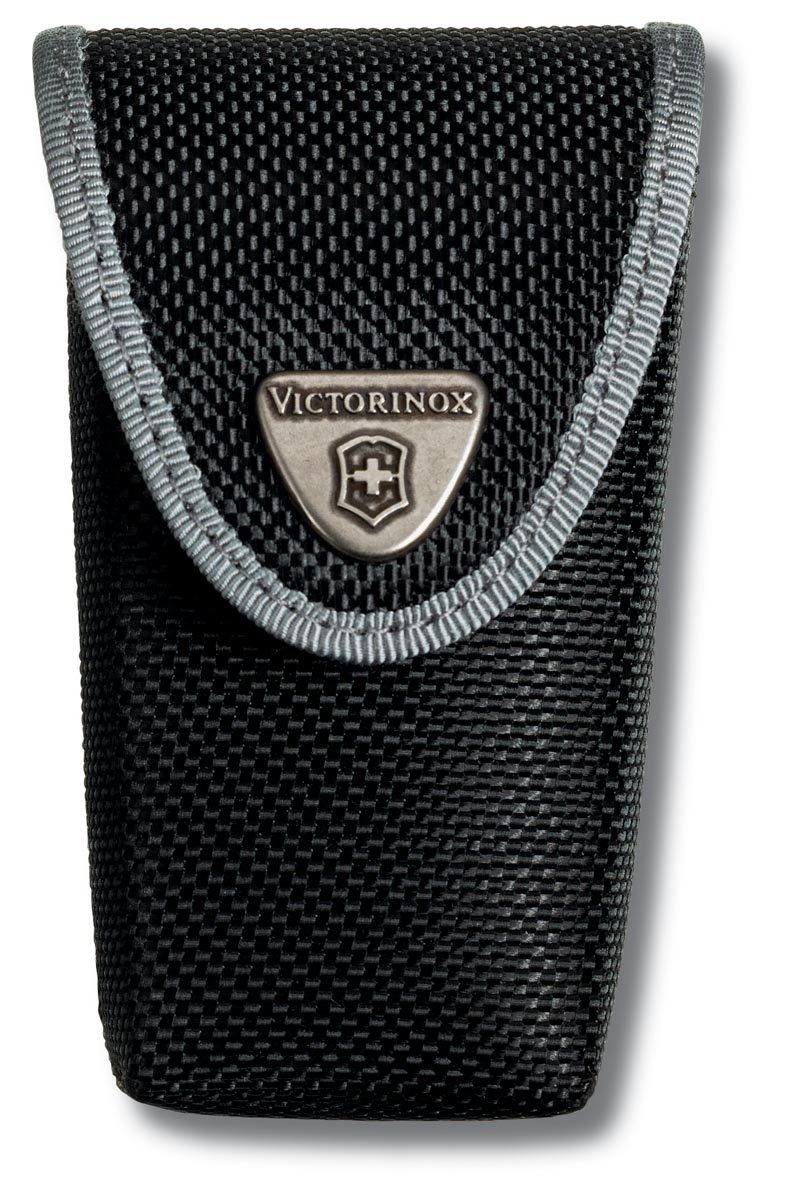 schwarz Taschenmesser Victorinox mit Lampenfach, Gürteletui Nylon,