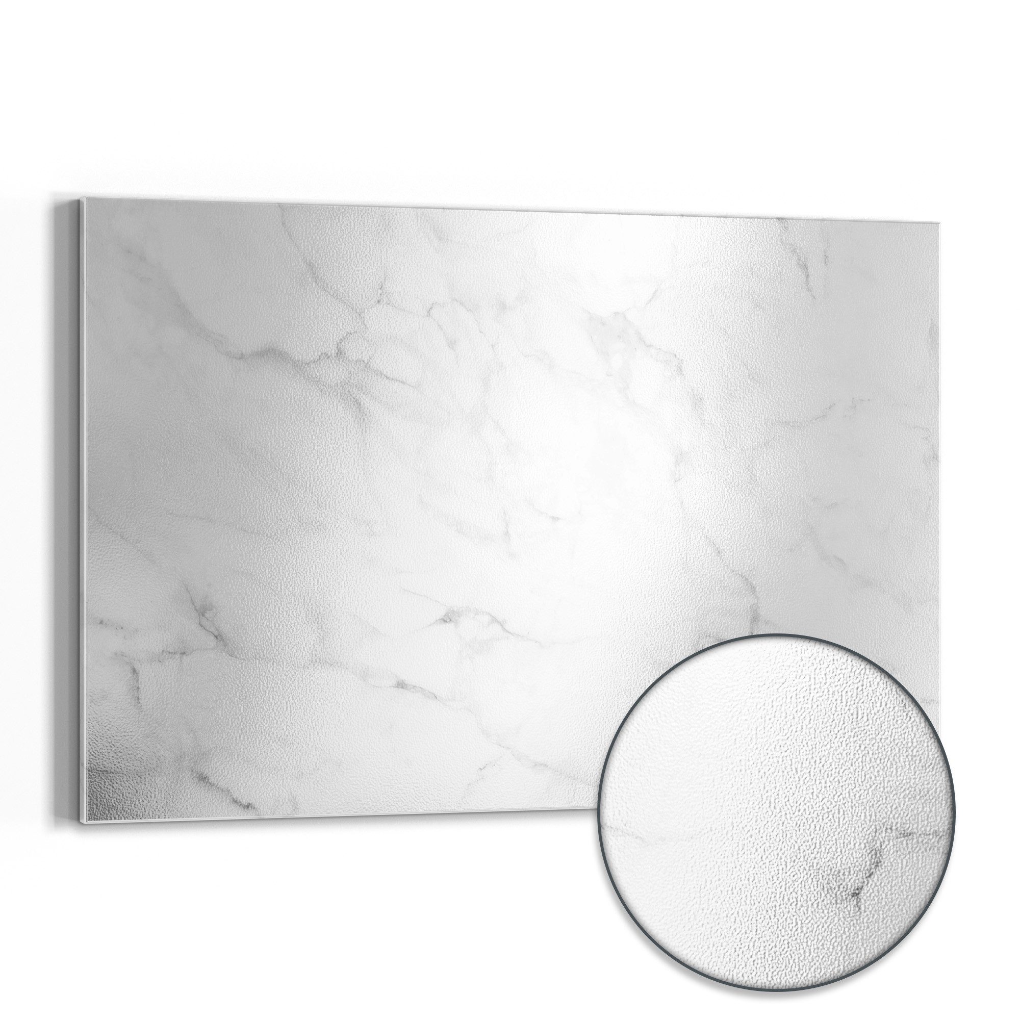 DEQORI Magnettafel 'Marmorplatte im Detail', Metall Whiteboard für alle Magnete, Magnetboard magnetisch