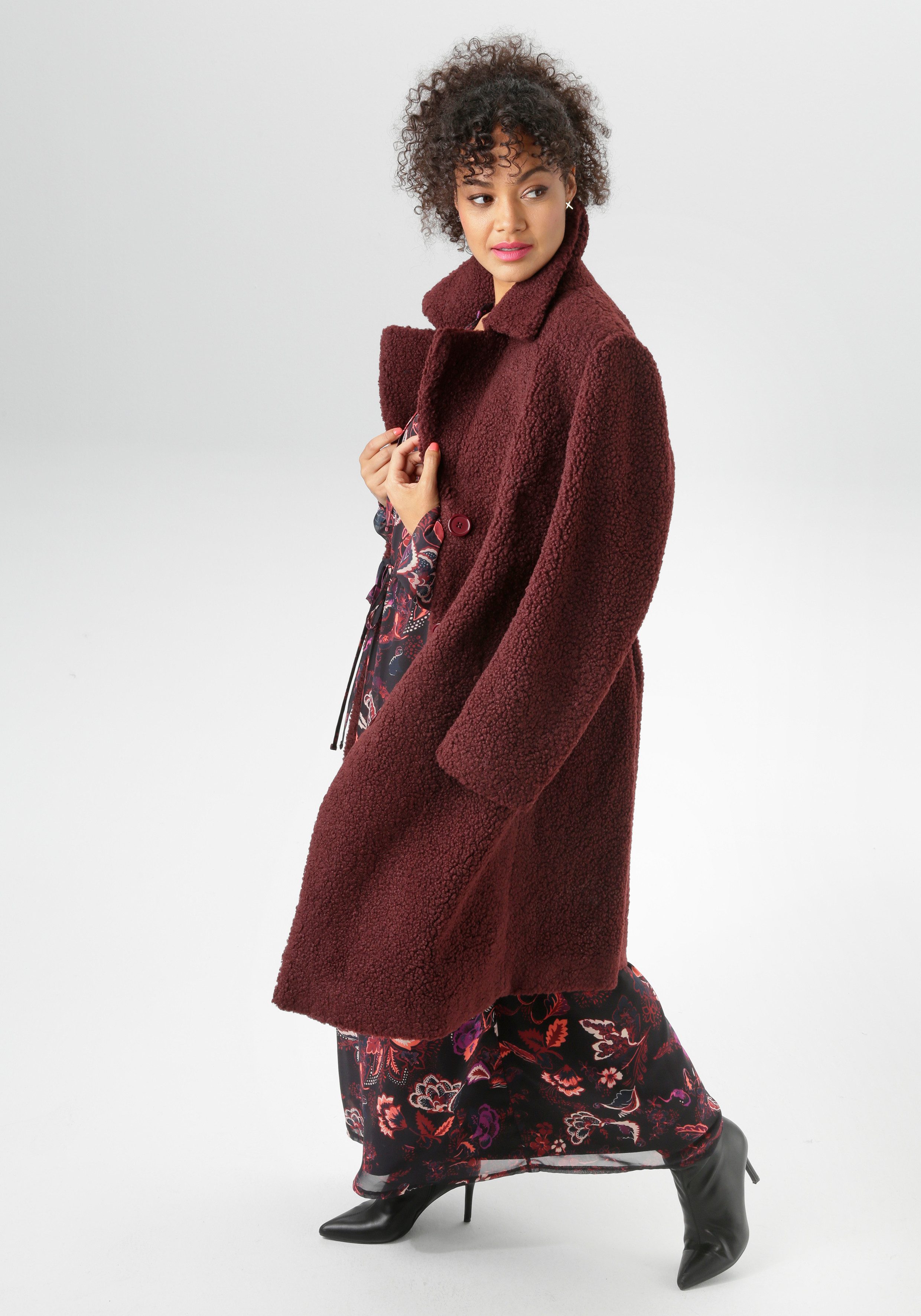 Aniston PLUS Fellimitatjacke in Plüsch-Optik - NEUE KOLLEKTION günstig online kaufen