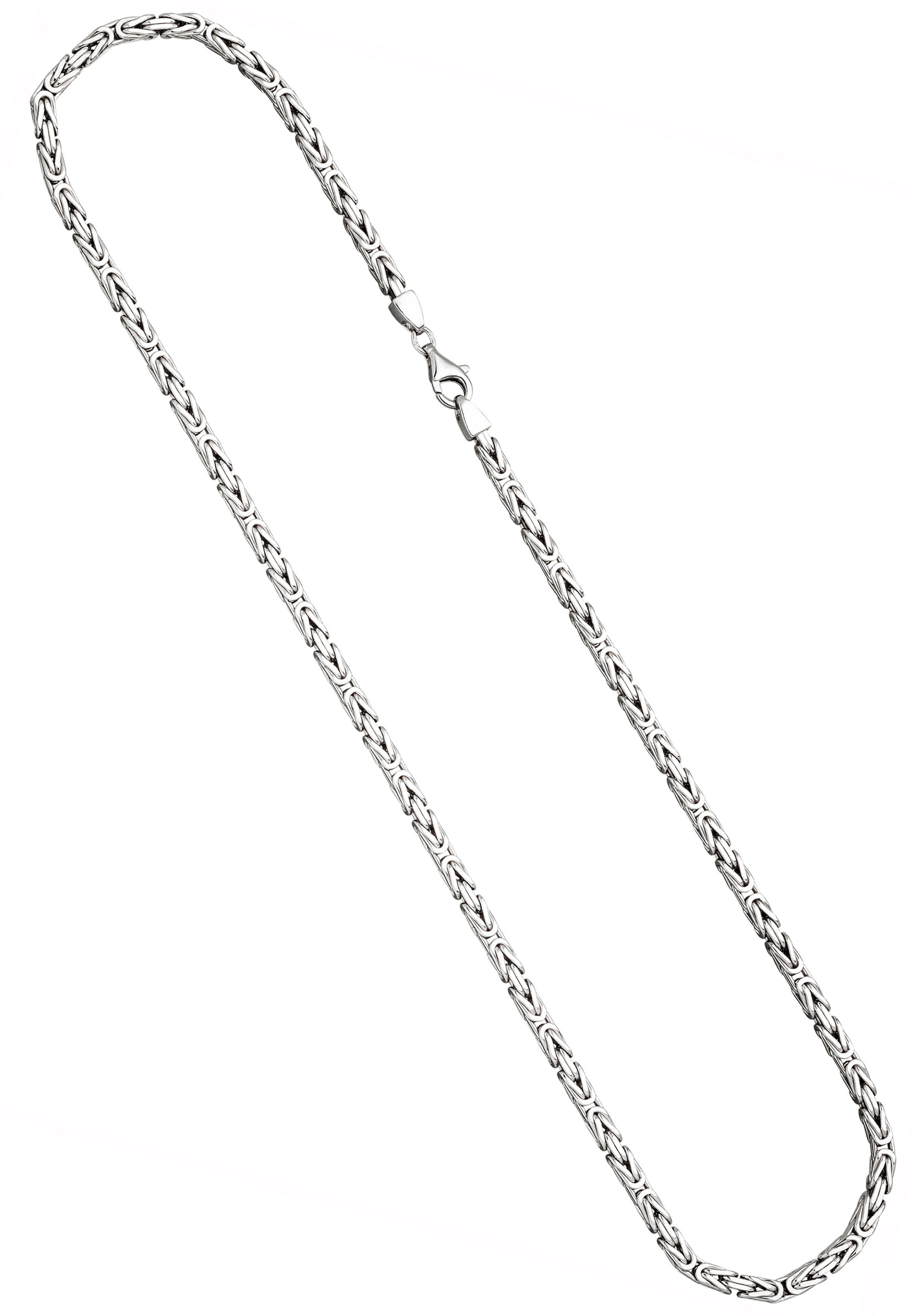 JOBO Kette ohne Anhänger, Königskette 925 Silber 3,9 mm 60 cm