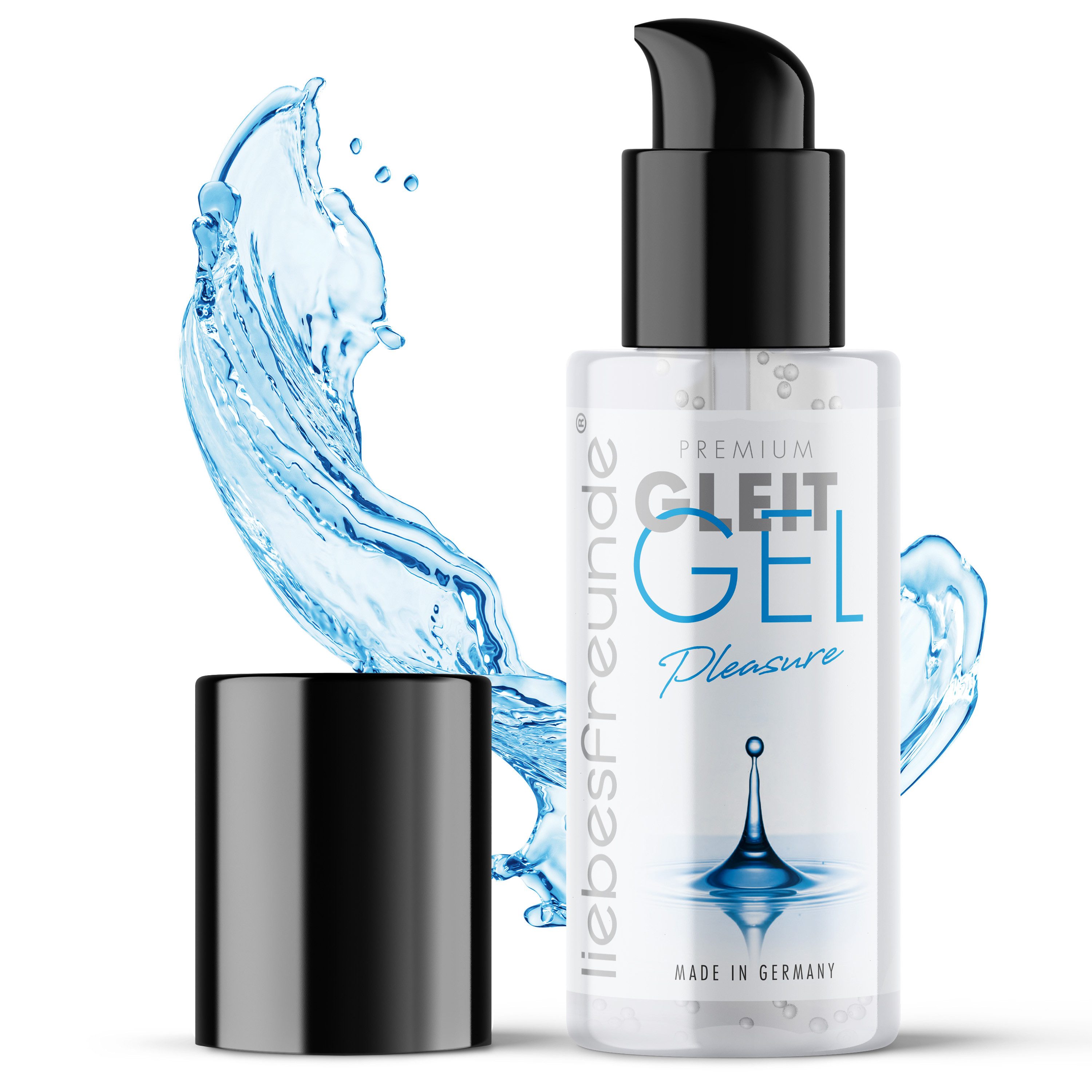 Liebesfreunde Gleitgel Hochwertiges Gleitmittel auf Wasserbasis, 100 ml, parabenfrei
