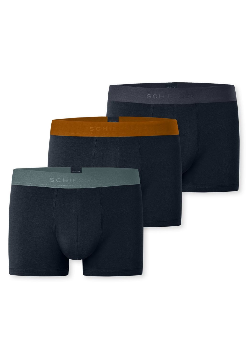 navy mit Bund blau-orange-petrol