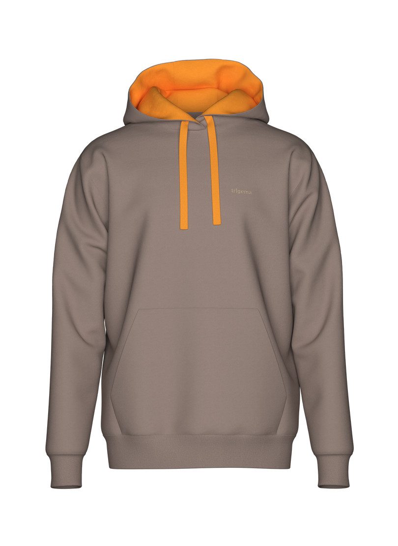 Trigema Kapuzensweatshirt TRIGEMA Hoodie mit praktischer Kängurutasche günstig online kaufen