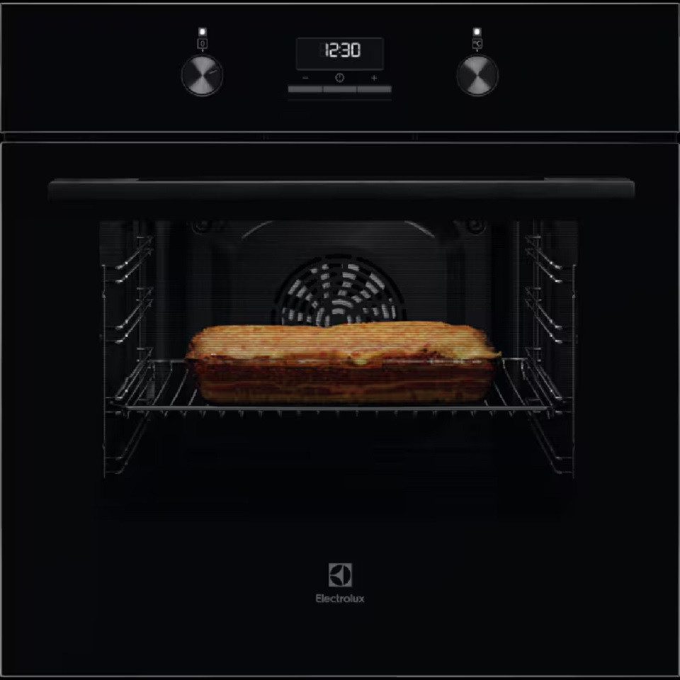 AEG Einbaubackofen keine Angaben KOFGH40BK, mit Side grids Standard, Grillheizstab, Elektronik-Uhr, Timeranzeige
