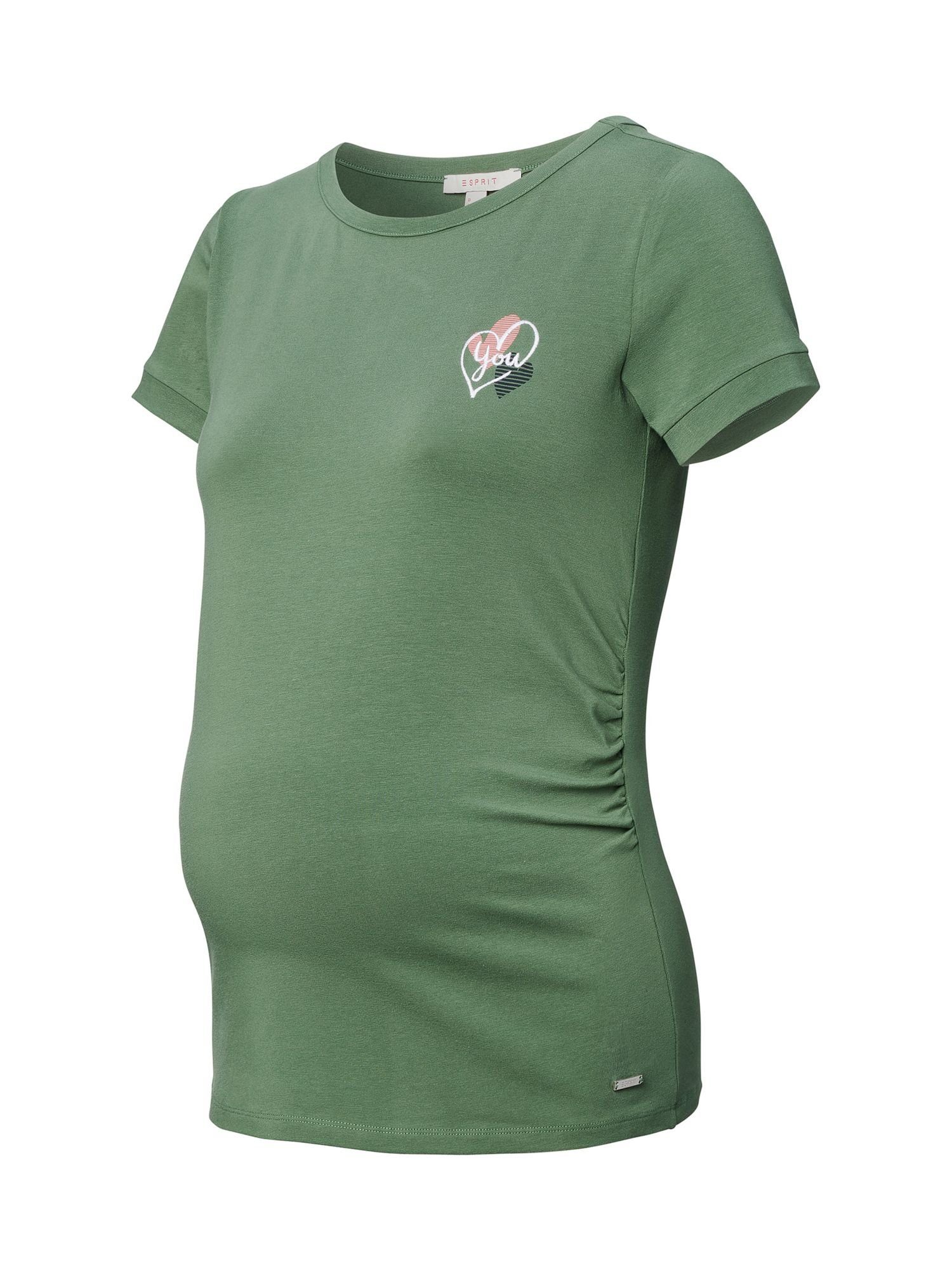 ESPRIT maternity Umstandsshirt »Print-Shirt mit Stickerei, Organic Cotton«  online kaufen | OTTO