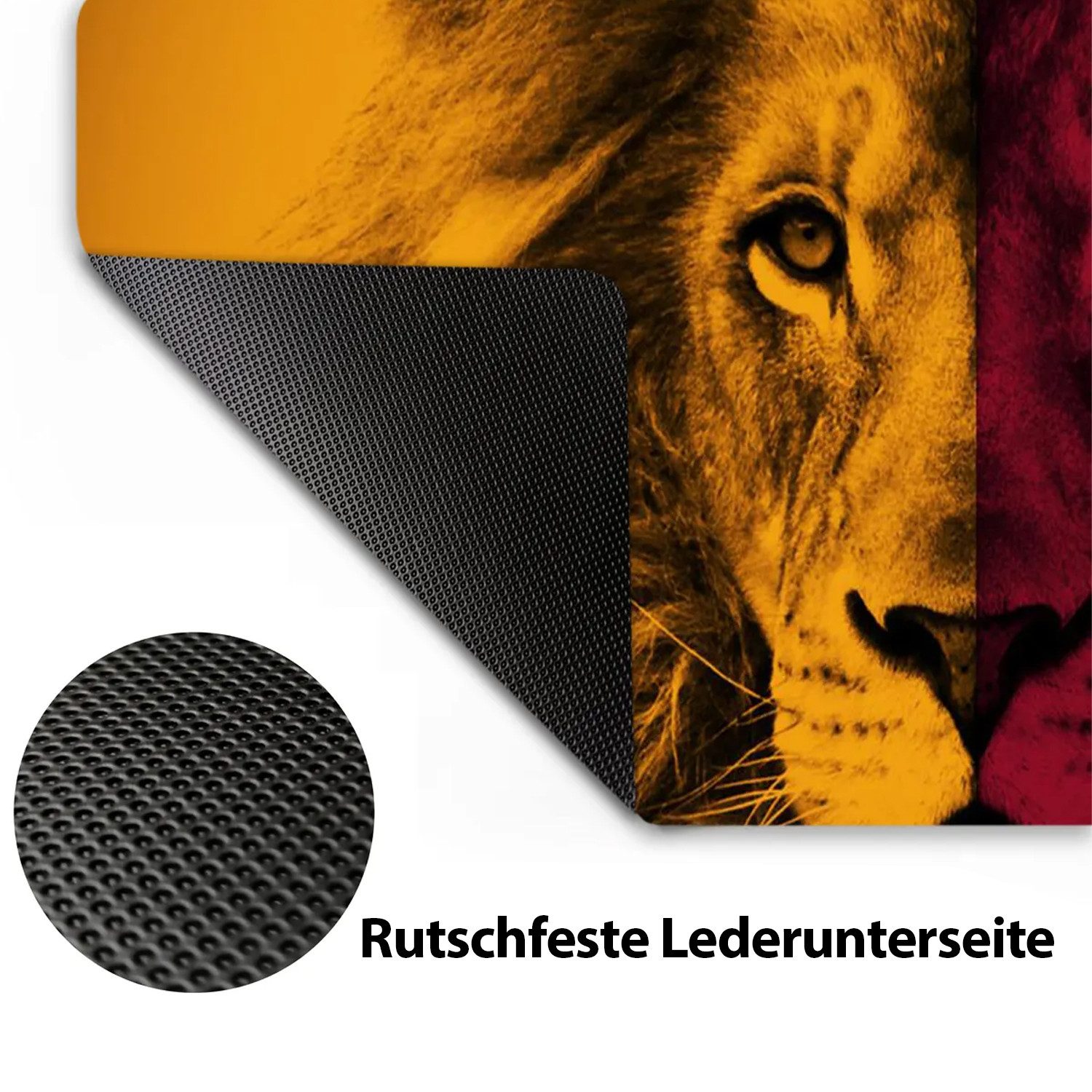 Jungengel Gaming Mauspad XXL Galatasaray Laptop / PC Unterlage Schutzmatte Gaming Matte (1-St., 1-teiliges Gaming Mauspad im Galatasaray Design, Größe 70 × 32 c – Bild 5 von 5