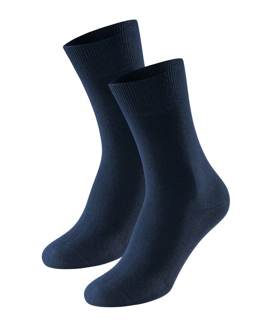 Schiesser Socken 95/5 Herrensocken (Vorteilspack, 6 Paar) Night Blue