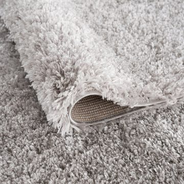 Hochflor-Teppich Porto, Sanat, rechteckig, Höhe: 45 mm, Wohnzimmer, Langflor, Shaggy Teppich