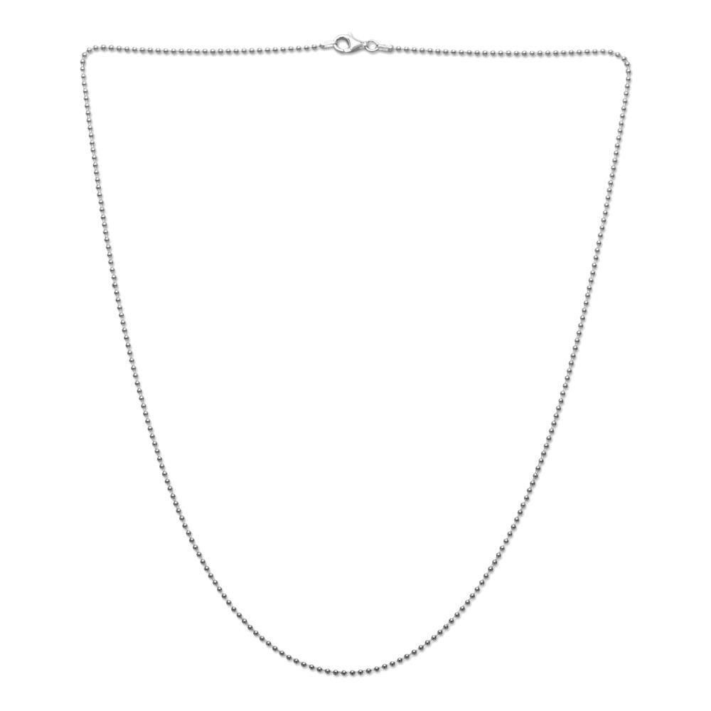 Unique Silberkette Unique Kugelkette 925er Silber 1,8mm für Damen und Herren 40-80cm – Bild 2 von 2