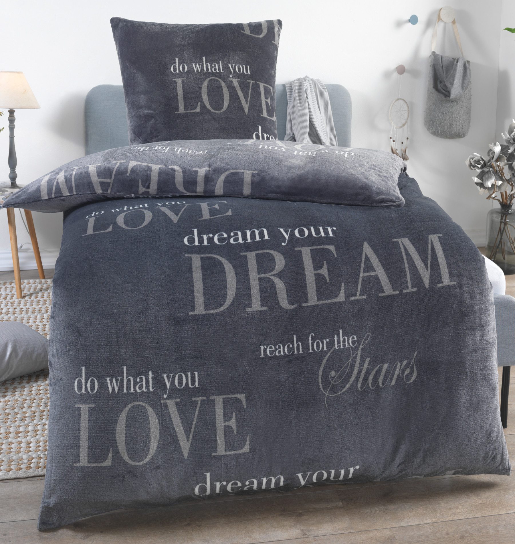 Malika Bettwäsche 200x200 + 2x 80x80 cm Cashmere Touch Bettwäsche, atmungsa günstig online kaufen