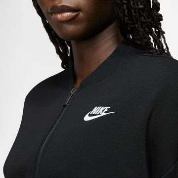 Nike Sportswear Sweatjacke CLUB FLEECE WOMEN'S OVERSIZED CROPPED FULL-ZIP JACKET