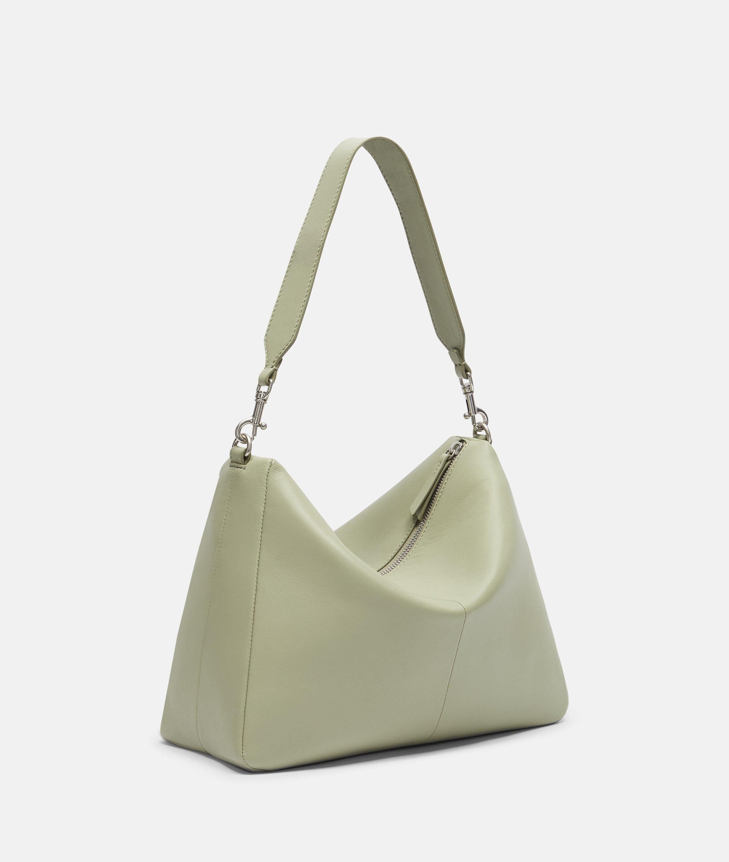 Liebeskind Berlin Schultertasche Abelina Hobo M, Geräumige Hobo-Bag aus Schafsleder