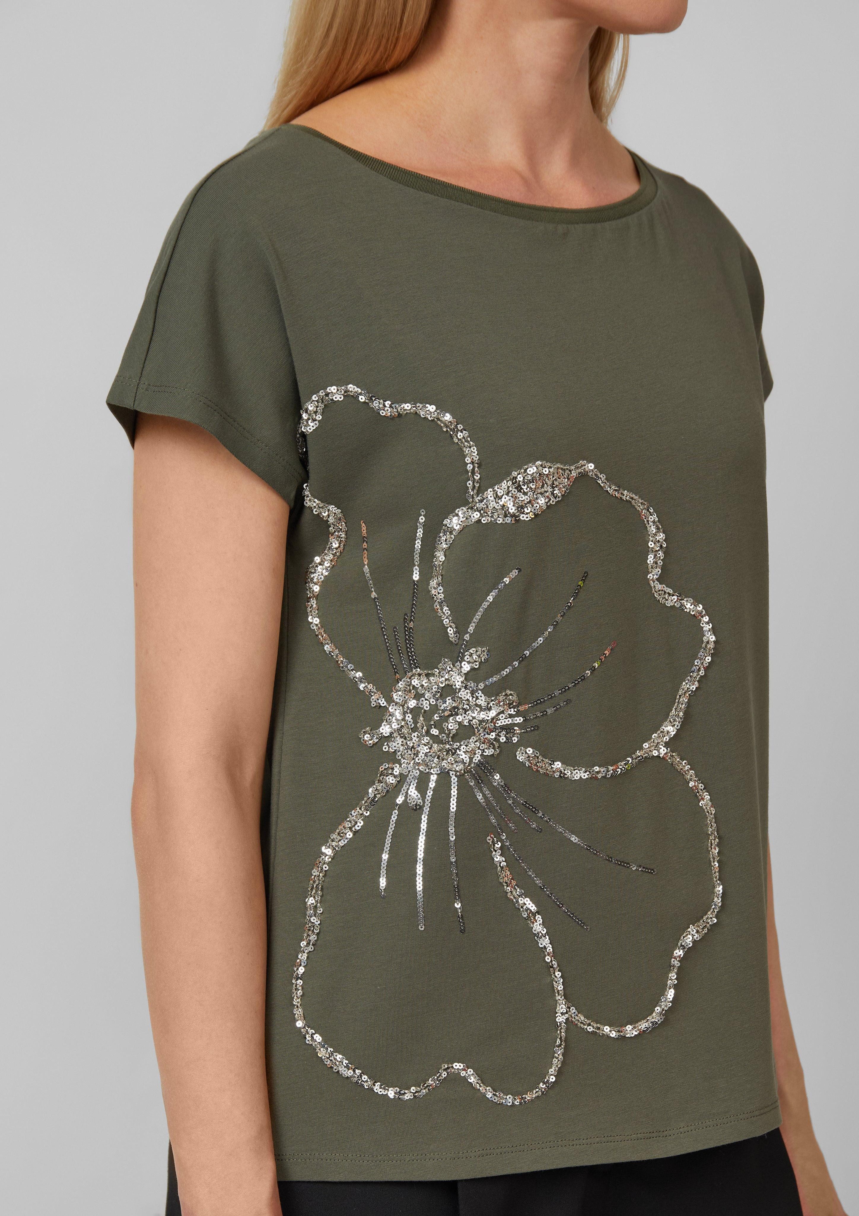 s.Oliver BLACK LABEL Kurzarmshirt T-Shirt im günstig online kaufen
