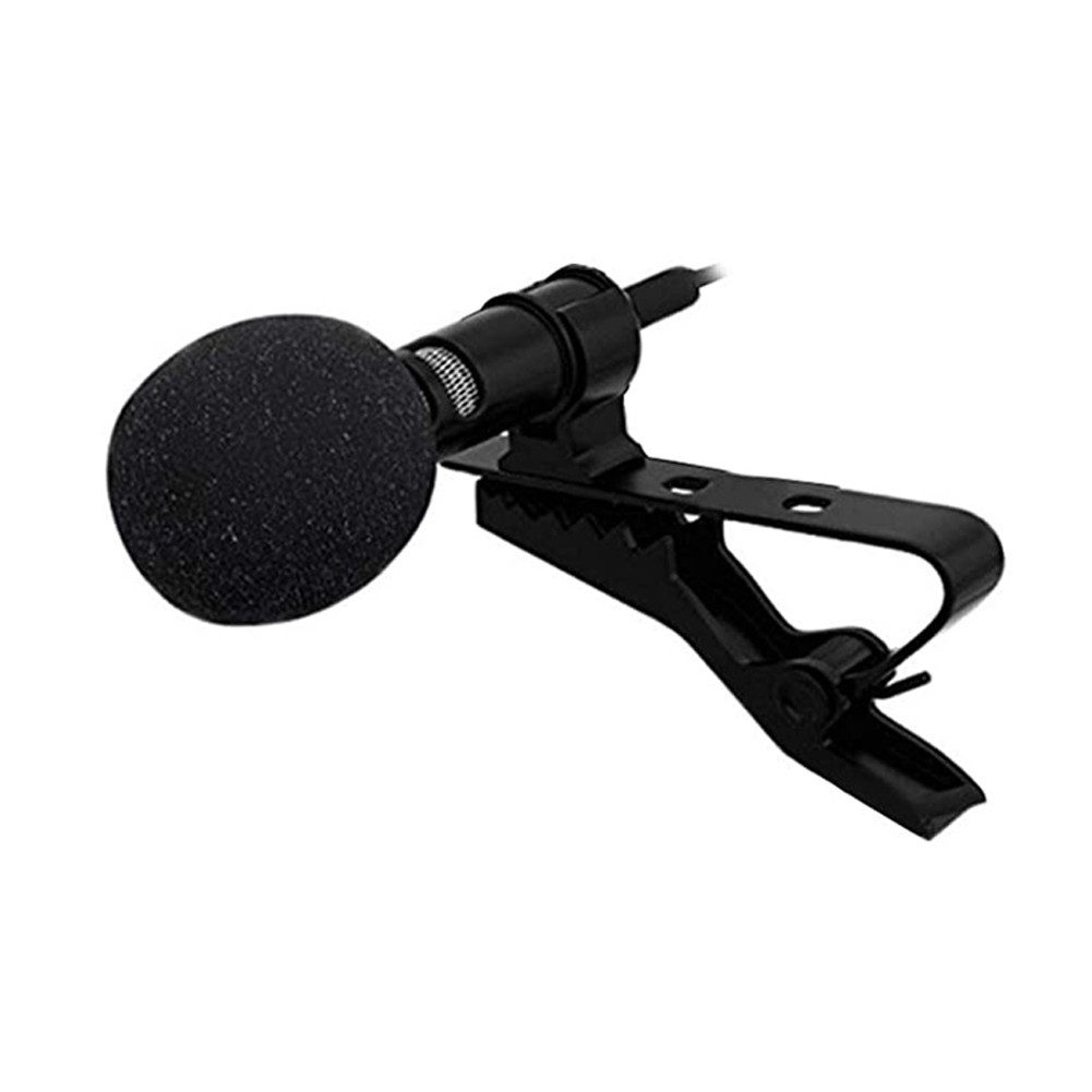 Bolwins Mikrofon P85C Lavalier Mikrofon Ansteckmikrofon für 3.5mm Handy PC mit Clip (Set, 2-tlg), Omnidirektionales Lavalier-Mikrofon für klare Sprachaufnahmen