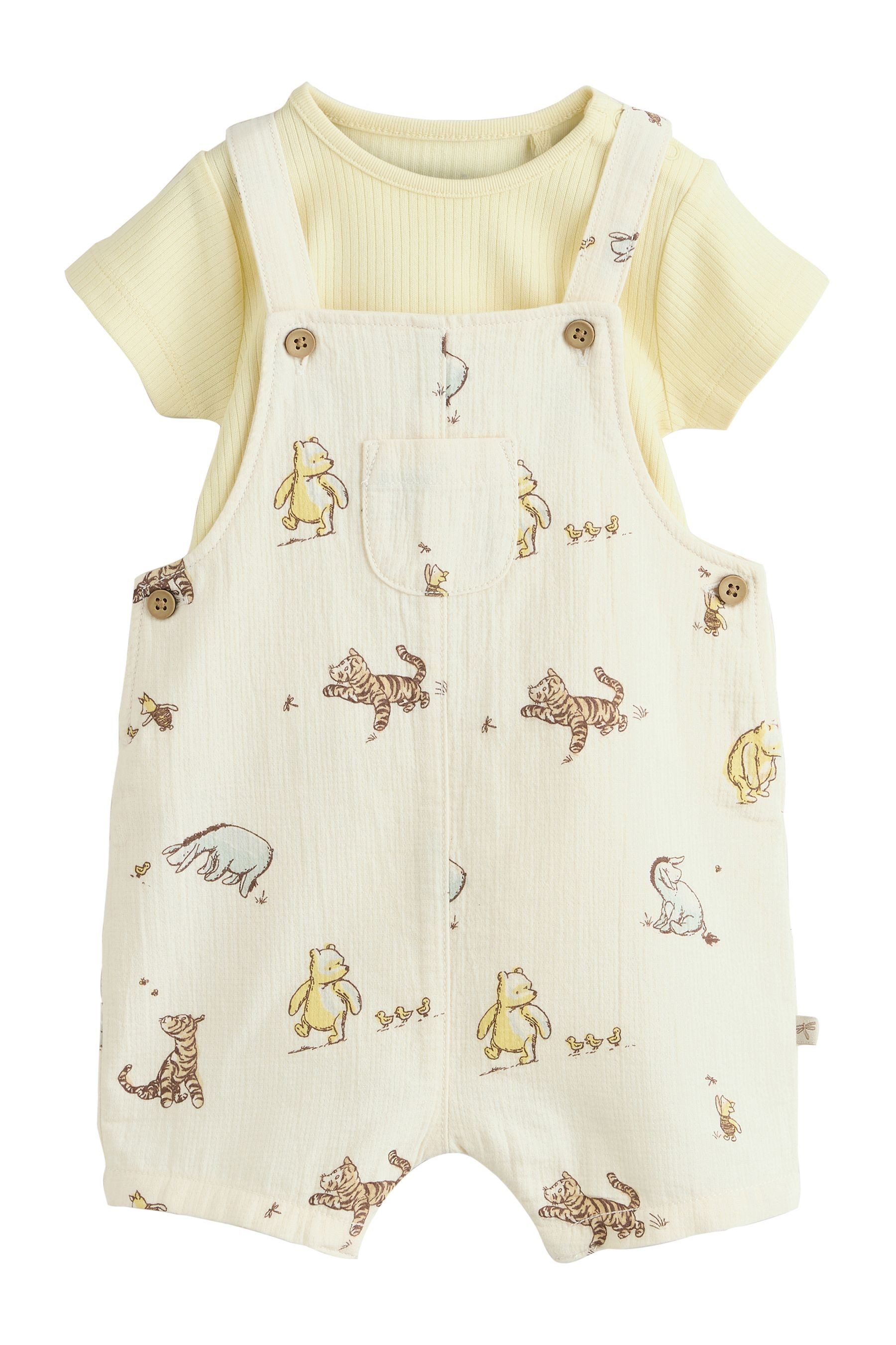 Body & Hose Baby Latzhose und Bodysuit im Set, Winnie The Pooh