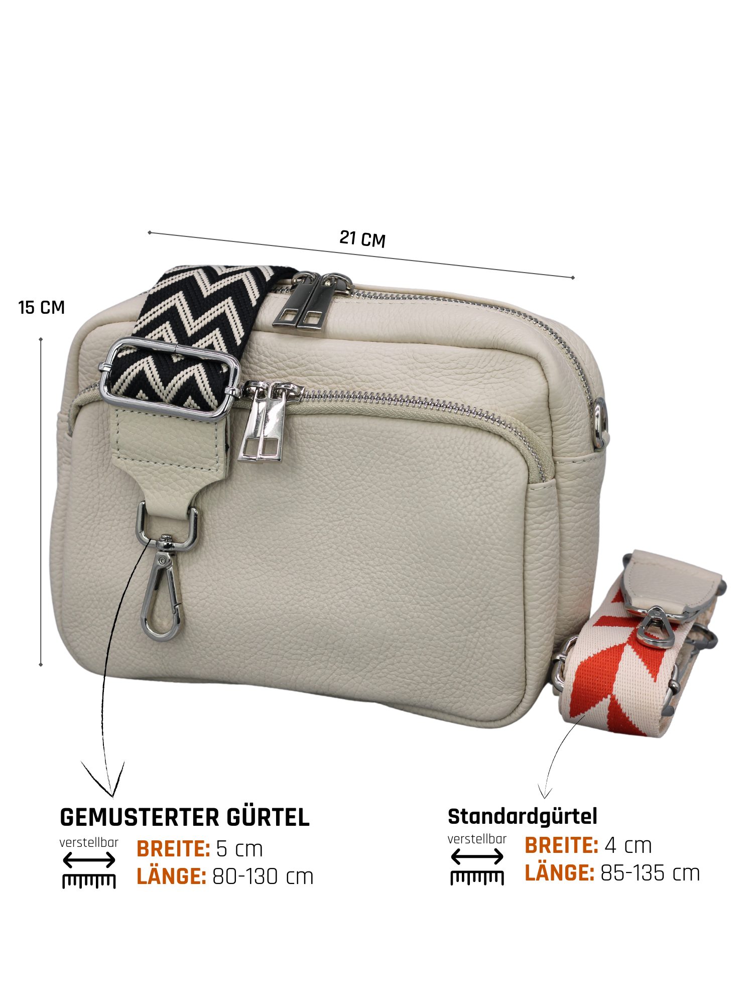 Adel Bags Schultertasche BELLA Umhängetasche für Damen, Schultertasche mit günstig online kaufen