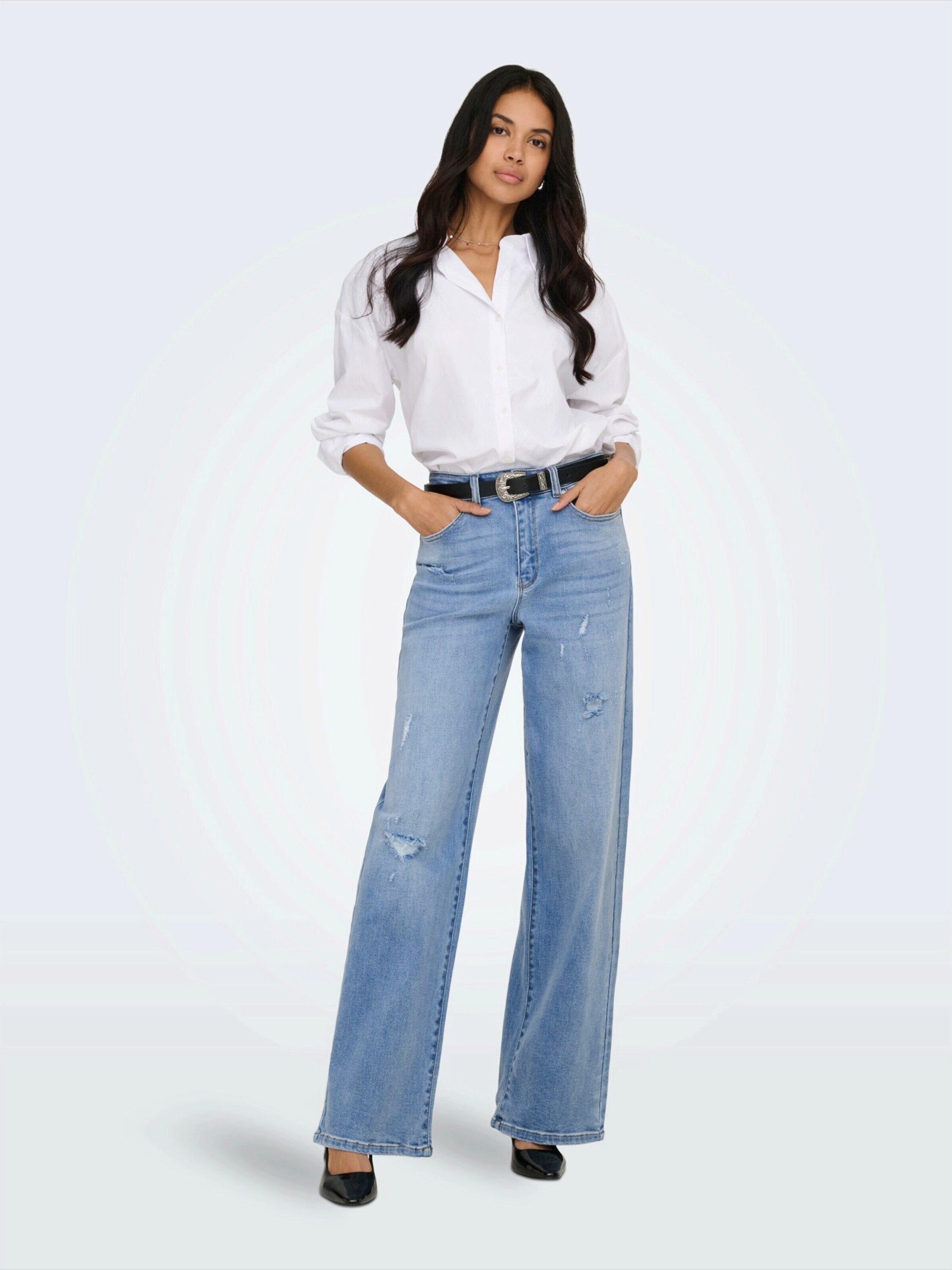 ONLY Weite Jeans ONLMILA (1-tlg) Weiteres Detail