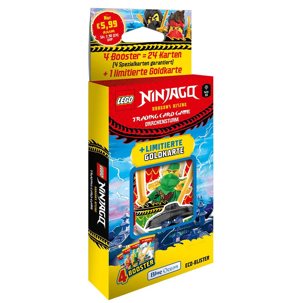 Blue Ocean Sammelkarte LEGO Ninjago Serie 11 Trading Cards - 1 Blister (zufällige Auswahl)