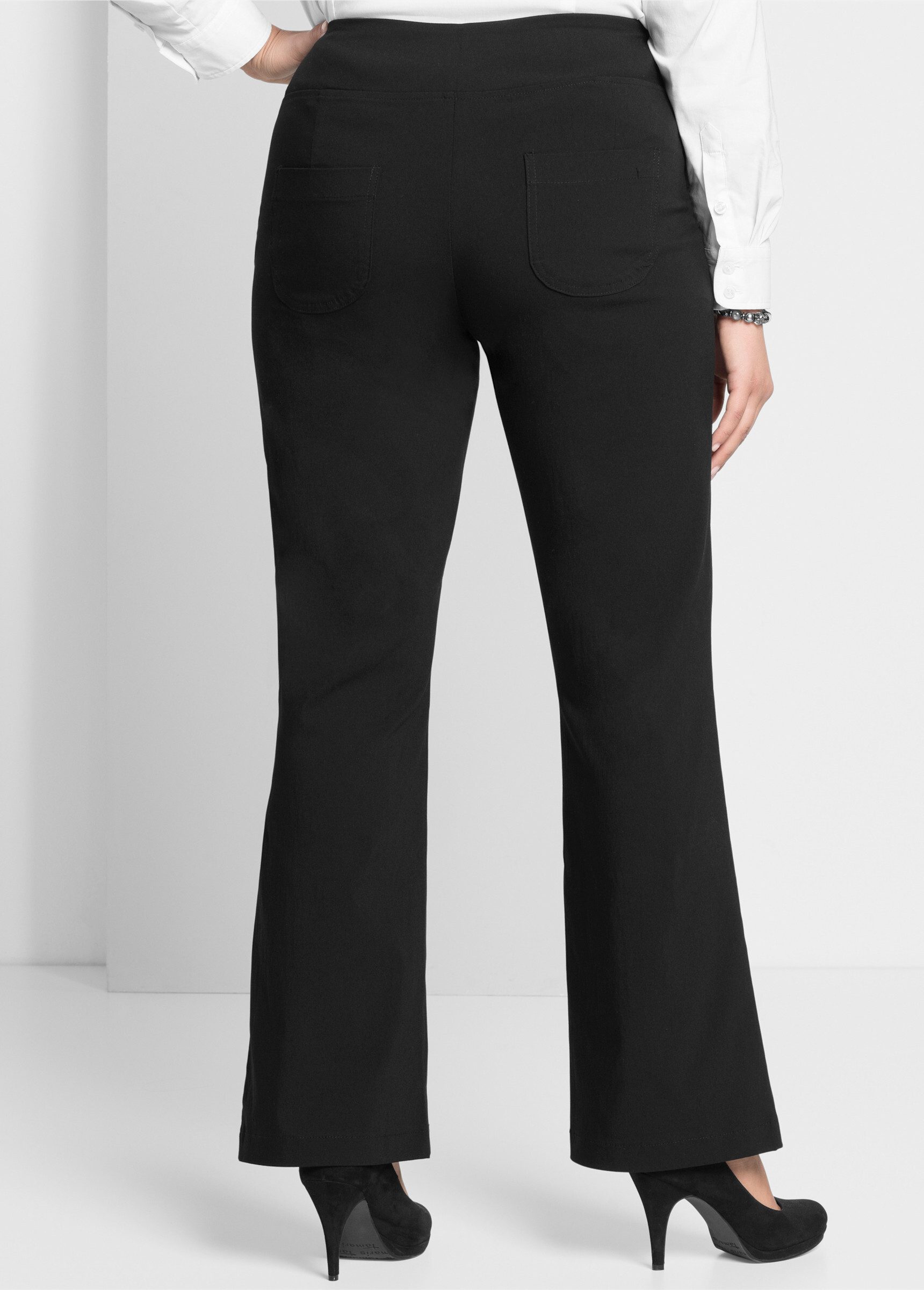 Sheego Jerseyhose Bootcuthose Innenbeinlänge ca. 75 günstig online kaufen
