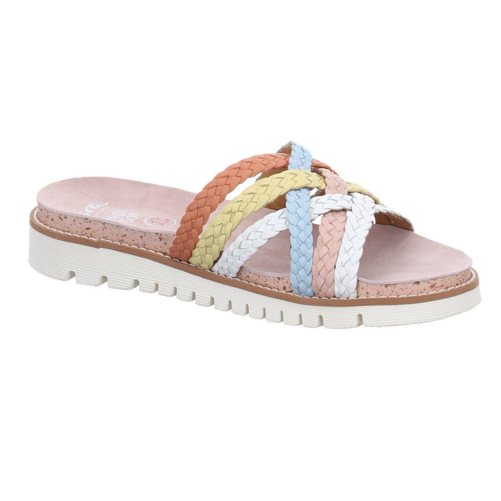 Sandalen Glattleder Kent Pantolette Damen Pantolette Ara Pantoletten WEISS/VANILLE,PEACH/