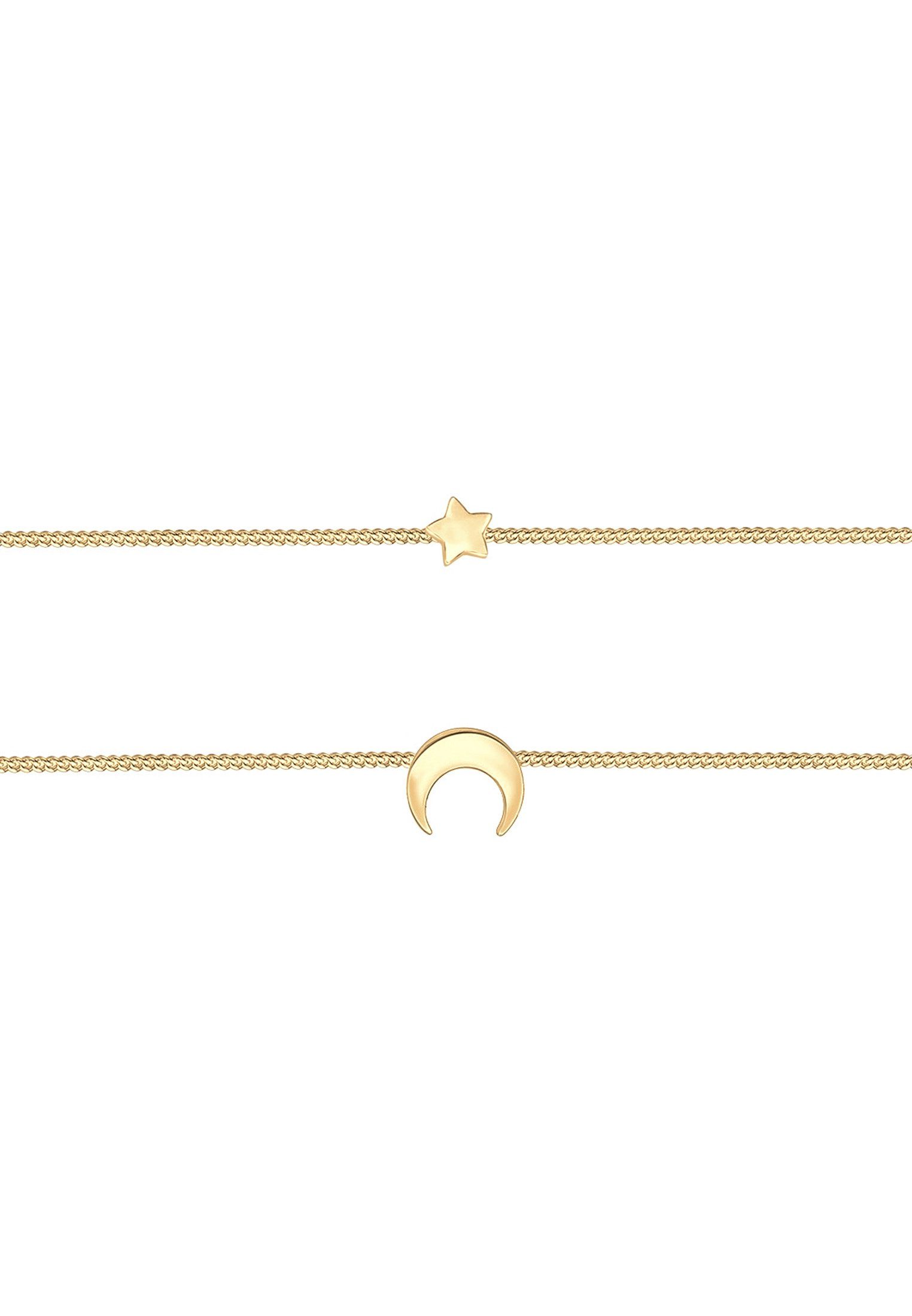 Elli Collier Choker Layer Halbmond und günstig online kaufen