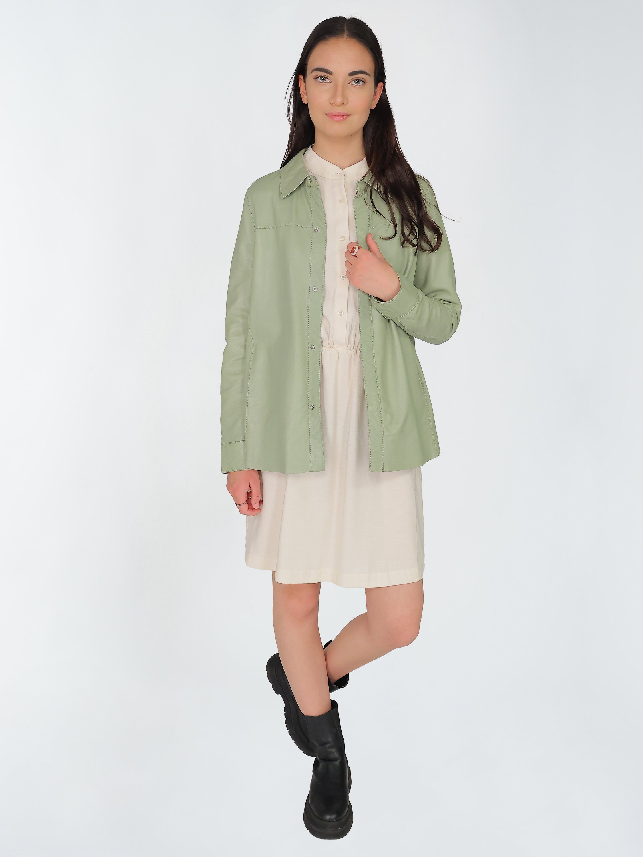 sea Maze dusty 42021102 Lederjacke