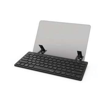 Hama Bluetooth Tastatur Tablet Smartphones mit Standfunktion Tastatur (Deutsche Tastatur (QWERTZ)
