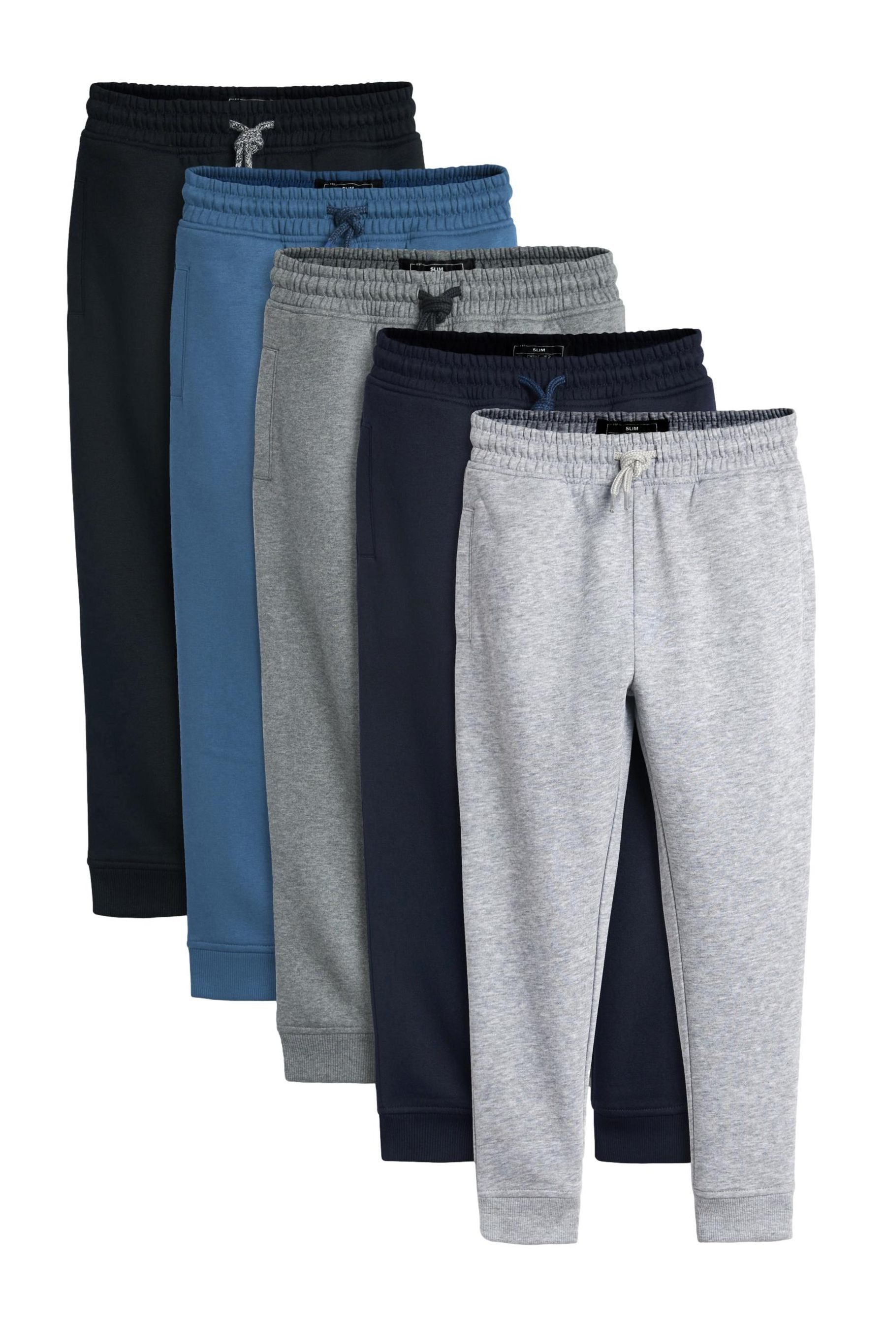 Jogginghose Next Slim Fit Jogginghose, 5er-Pack