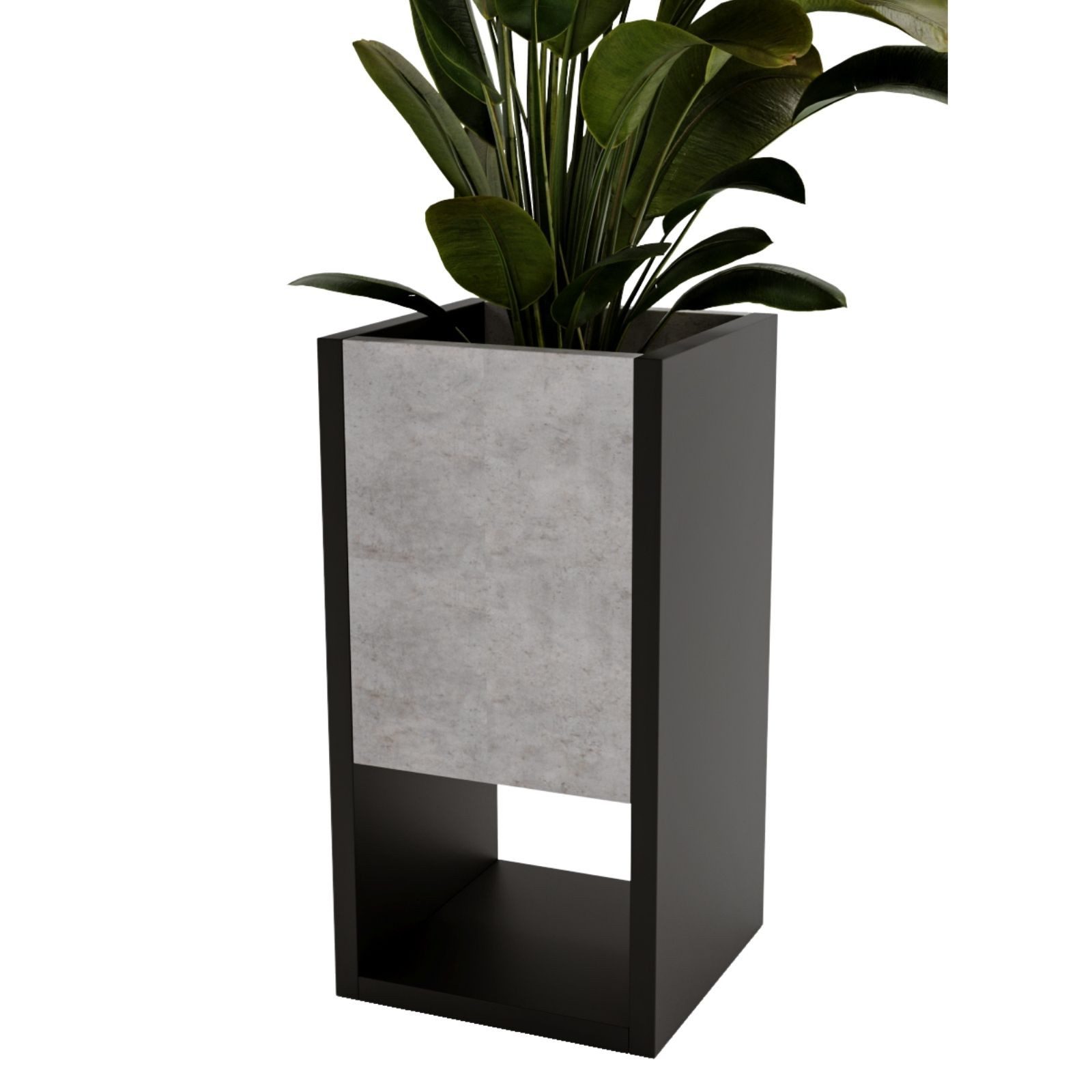 CraftPAK Подставка для цветов für Innenräume, Blumenkasten ohne Einsatz, Pflanzkasten 45x22,6x22,6cm