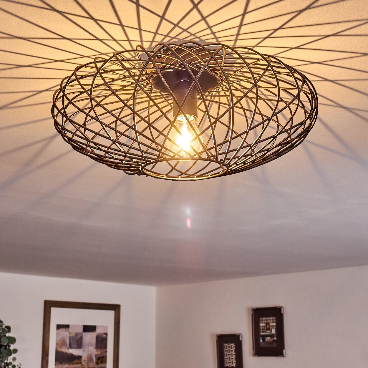 hofstein Deckenleuchte »Pieris« Deckenlampe aus Metall günstig online kaufen