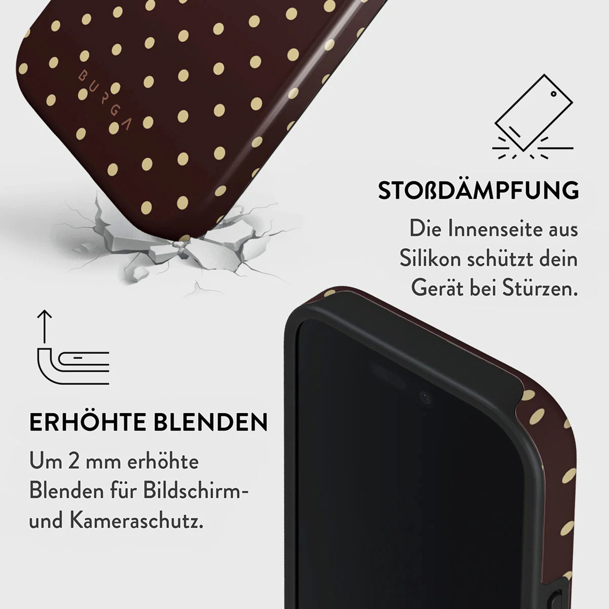BURGA Backcover Burga Tough Back Cover MagSafe Apple iPhone 16 Pro Max - Sorry Busy