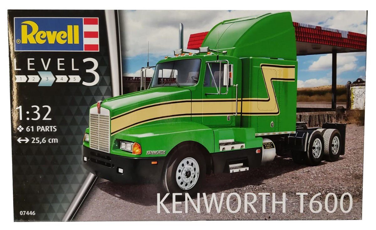 Revell® LKW, 07446 Kenworth Maßstab Modellbausatz Revell 1:32 T600 Modellbausatz